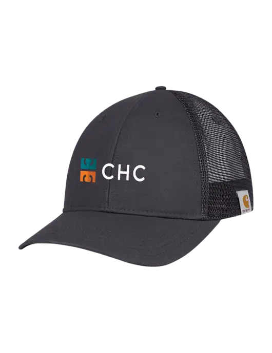 Carhartt Dark Grey Canvas Trucker Cap w/CHC Logo