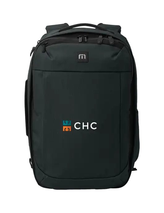 TravisMathew Black Convertible Backpack w/CHC Logo