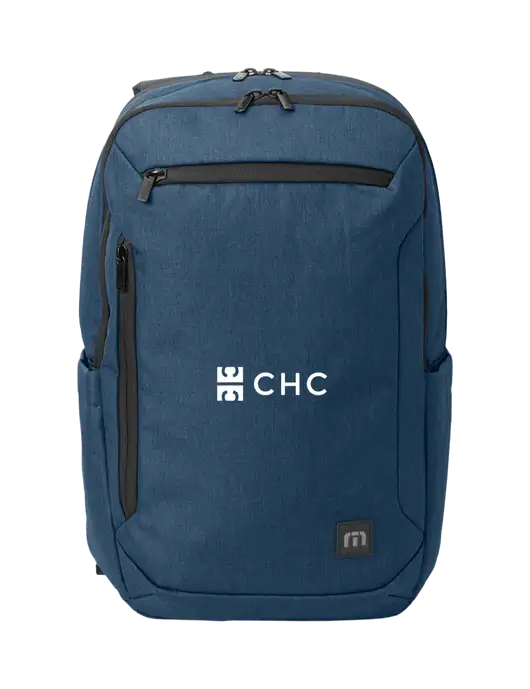 TravisMathew Heather Navy Duration Backpack w/CHC Logo