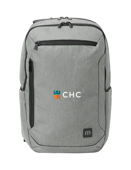 TravisMathew Light Grey Heather Duration Backpack w/CHC Logo