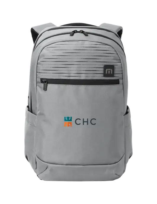 TravisMathew Light Grey Approach Backpack w/CHC Logo