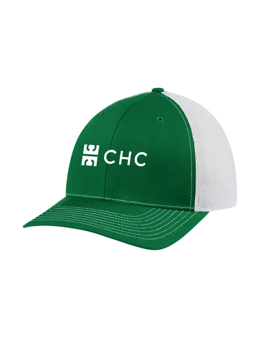 Richardson Adjustable Snapback Original 112 Trucker Cap Kelly w/White Mesh w/CHC Logo