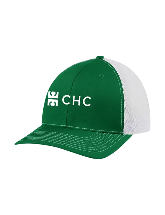 Richardson Adjustable Snapback Original 112 Trucker Cap Kelly w/White Mesh w/CHC Logo