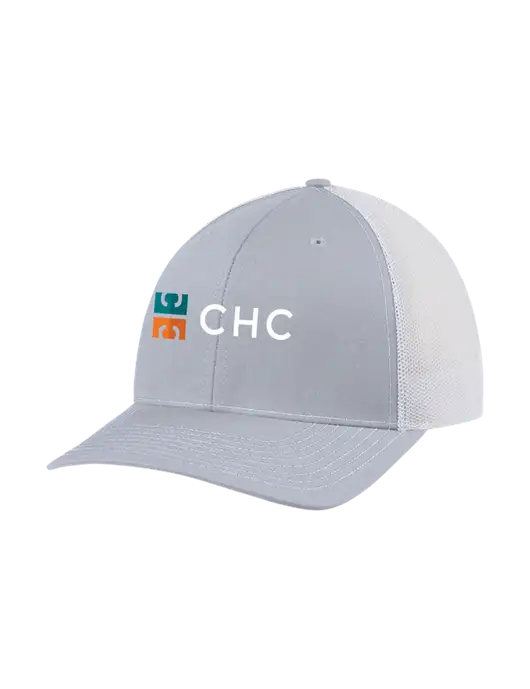 Richardson Adjustable Snapback Original 112 Trucker Cap Light Heather Grey w/White Mesh w/CHC Logo