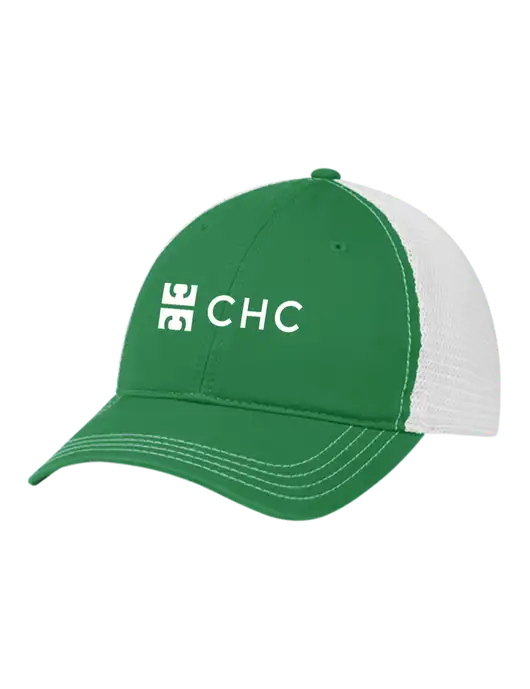 Richardson 111 Garment Washed Trucker Cap Kelly w/White Mesh w/CHC Logo