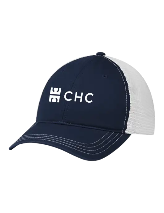 Richardson 111 Garment Washed Trucker Cap Navy w/White Mesh w/CHC Logo