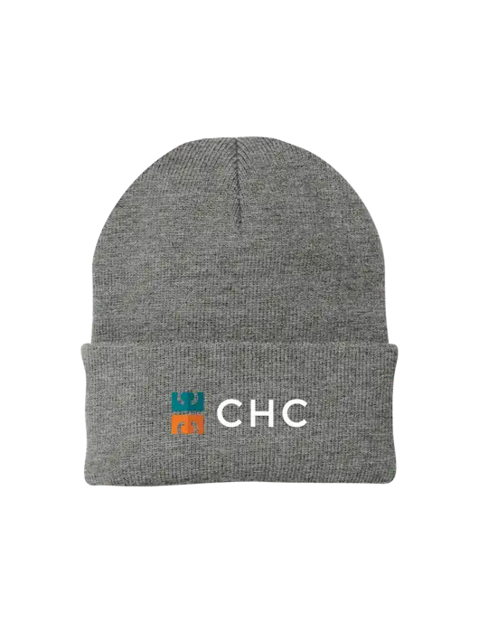 Medium Grey Heather Knit Cap w/CHC Logo