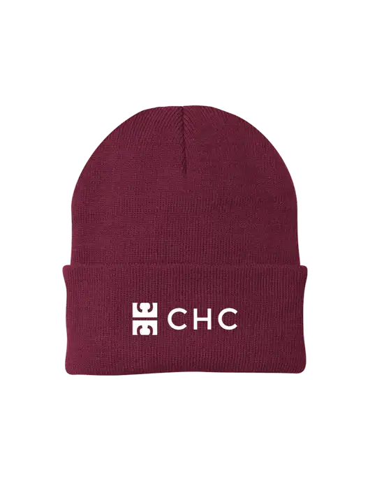 Maroon Knit Cap w/CHC Logo