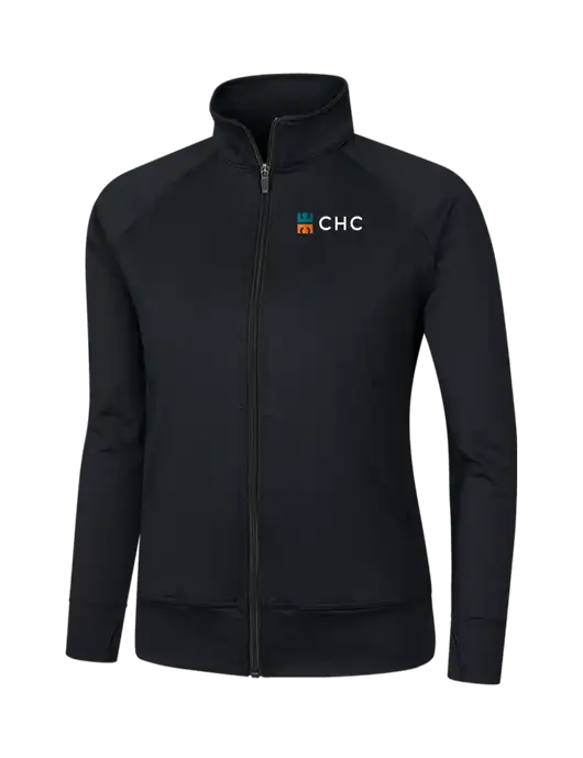 Womens Black NRG Fitness Jacket w/CHC Logo