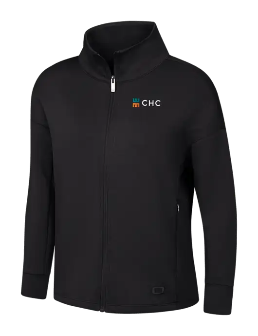 OGIO Womens Black Transcend Full-Zip w/CHC Logo