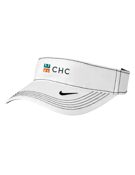 Nike White Dri-FIT Ace Visor w/CHC Logo