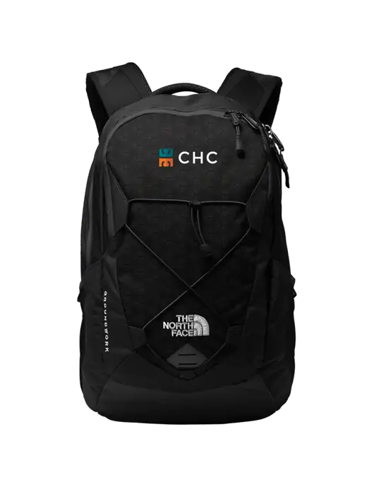 The North Face Black Groundwork Backpack w/CHC Logo