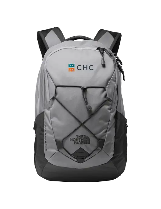 The North Face Light Grey/ Dark Grey Groundwork Backpack w/CHC Logo