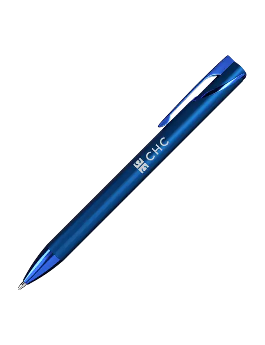 Navy HyperNova Ballpoint Pen - Black Ink w/CHC Logo