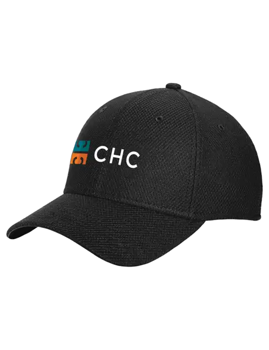 New Era Diamond Era Black Stretch Cap w/CHC Logo