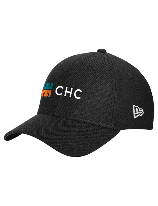 New Era Diamond Era Black Stretch Cap w/CHC Logo