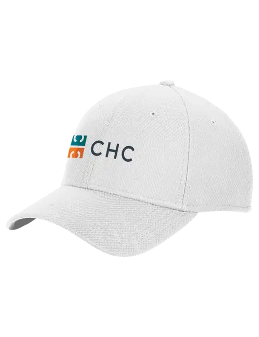 New Era Diamond Era White Stretch Cap w/CHC Logo