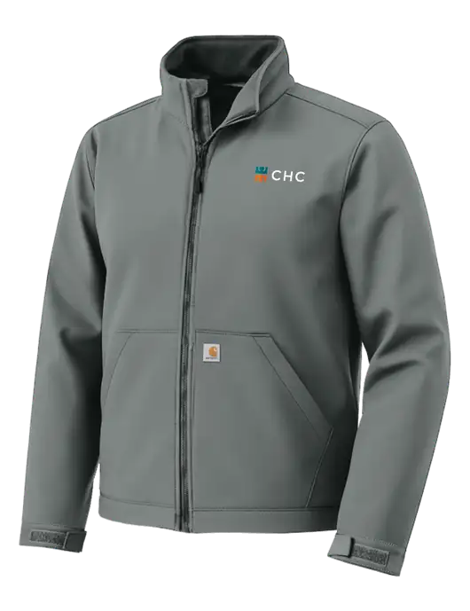 Carhartt Rain Defender Dark Medium Grey Soft Shell Jacket w/CHC Logo