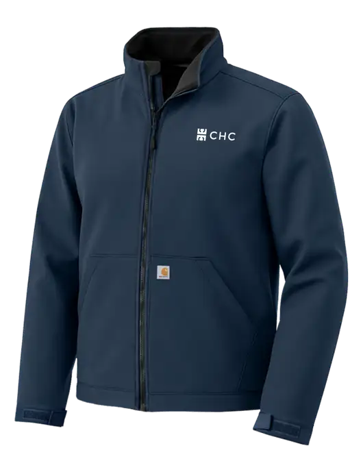 Carhartt Rain Defender Dark Navy Soft Shell Jacket w/CHC Logo