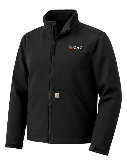 Carhartt Rain Defender Black Soft Shell Jacket w/CHC Logo
