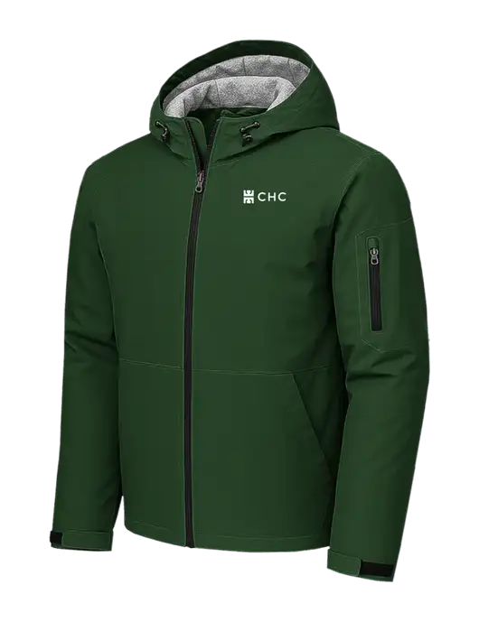 Waterproof Insulated Dark Green Jacket w/CHC Logo