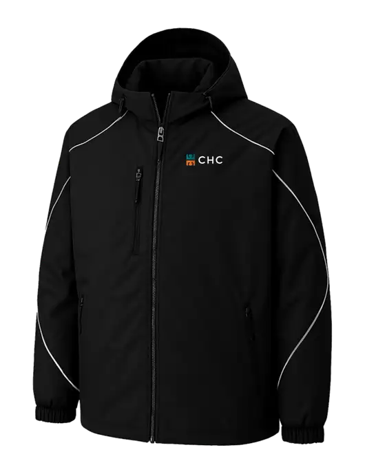 Angle 3-In-1 Black Jacket with Bonded Fleece Liner w/CHC Logo, CHC Logo