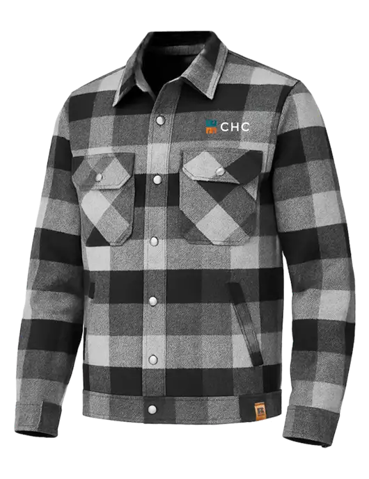 Russell Outdoors Black Plaid Basin Jacket w/CHC Logo