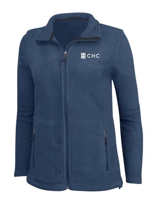 Womens Light Navy Fleece Jacket w/CHC Logo