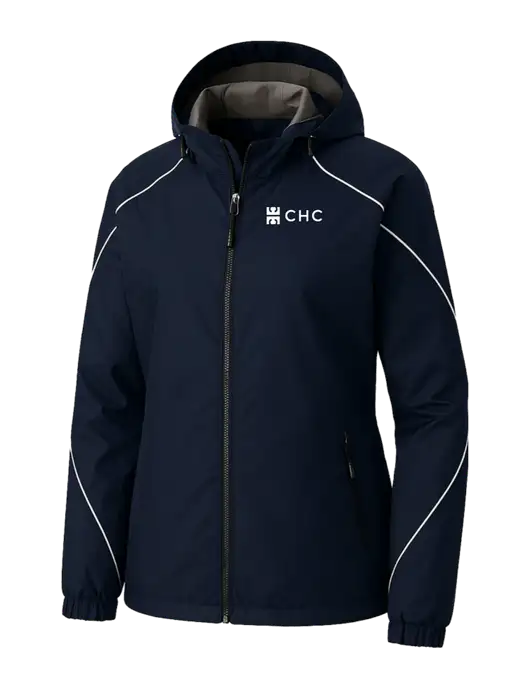 Womens Angle 3-in-1 Navy Jacket with Fleece Liner w/CHC Logo, CHC Logo
