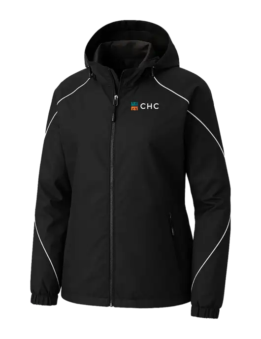Womens Angle 3-in-1 Black Jacket with Fleece Liner w/CHC Logo, CHC Logo