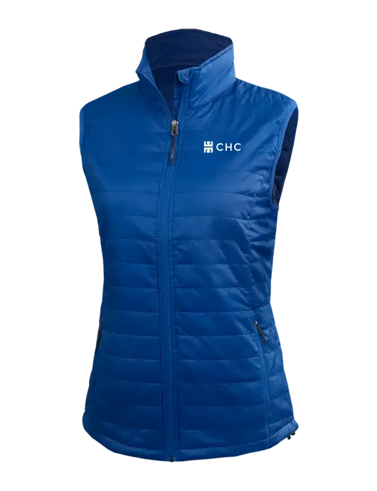 Womens Packable Royal Puffy Vest w/CHC Logo