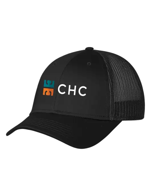 Black Mesh Trucker Cap Snap Back w/CHC Logo