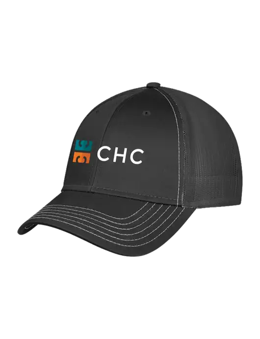 Charcoal Grey Mesh Trucker Cap Snap Back w/CHC Logo