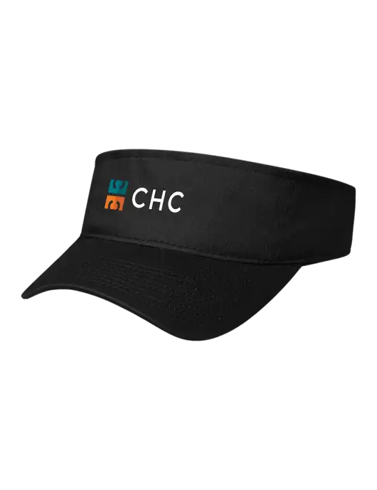 Black Cap Visor w/CHC Logo