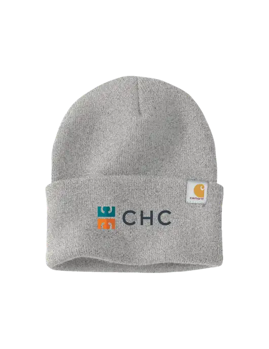 Carhartt Light Grey Heather Watch Cap 2.0 w/CHC Logo