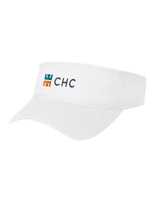 White Cap Visor w/CHC Logo