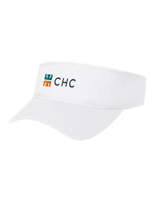 White Cap Visor w/CHC Logo