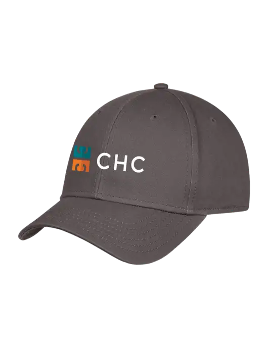 Charcoal Structured Cap Hook & Loop w/CHC Logo