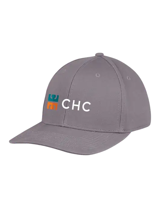 Premium Modern Structured Twill Charcoal Snapback Cap w/CHC Logo