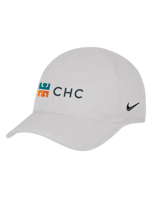 Nike White Featherlight Cap w/CHC Logo