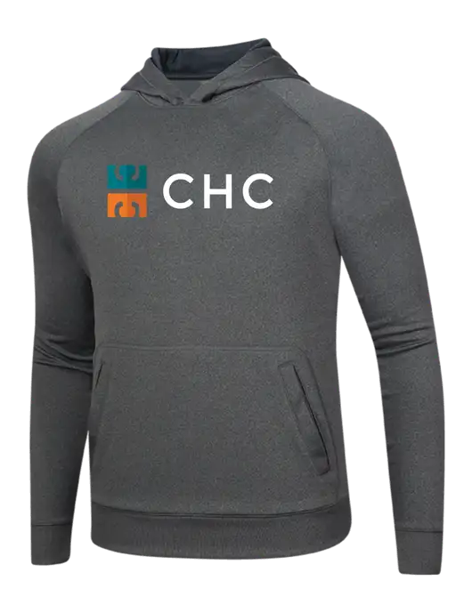 Tech Graphite Heather Fleece Hooded Sweatshirt w/CHC Logo