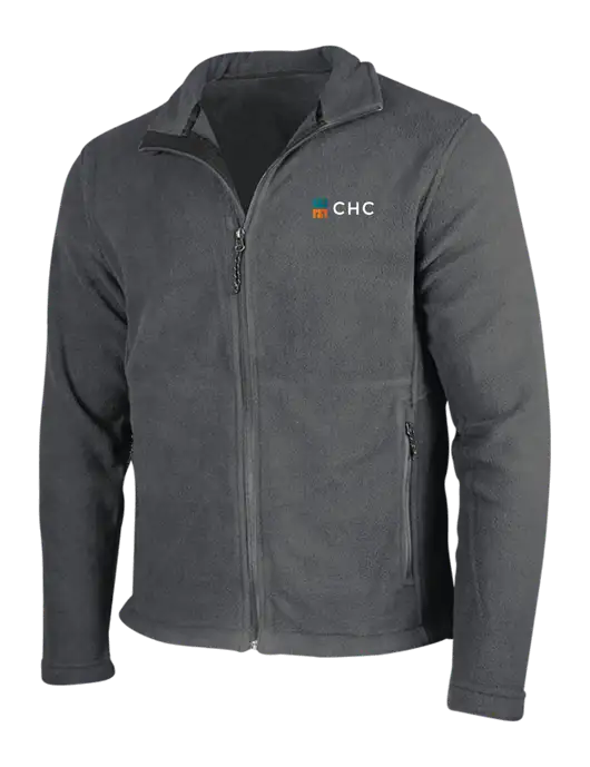 Dark Grey Fleece Jacket w/CHC Logo