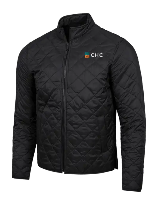 Mercer+Mettle Black Quilted Full-Zip Jacket w/CHC Logo