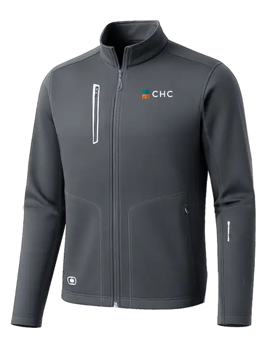 OGIO Dark Grey Endurance Fulcrum Full-Zip w/CHC Logo