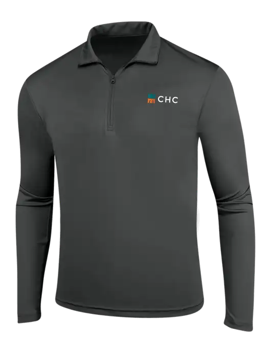 Dark Grey PosiCharge Competitor 1/4 Zip Pullover w/CHC Logo