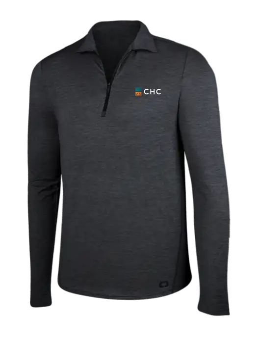 OGIO Blacktop Heather Endurance Force 1/4 Zip w/CHC Logo