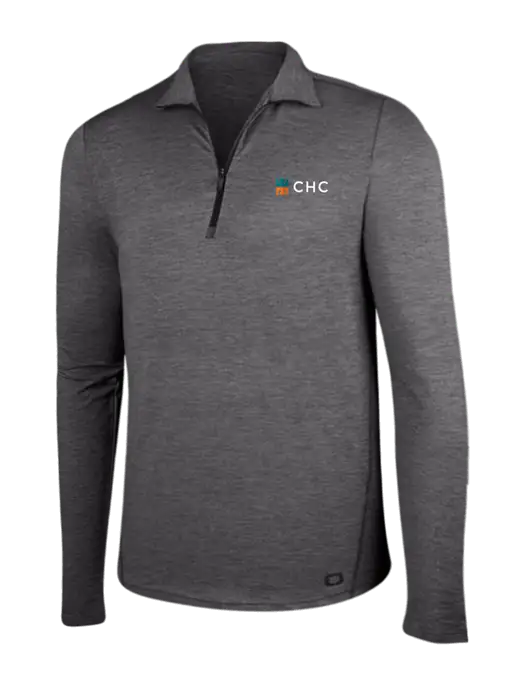 OGIO Gear Grey Heather Endurance Force 1/4 Zip w/CHC Logo