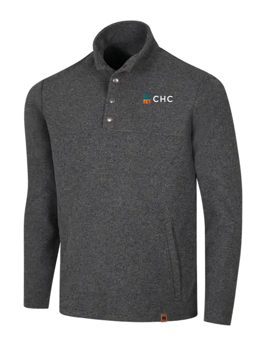 Russell Outdoors Dark Grey Heather Basin Snap Pullover w/CHC Logo