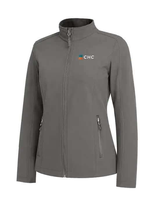 Medium Grey Womens Core Soft Shell Jacket w/CHC Logo