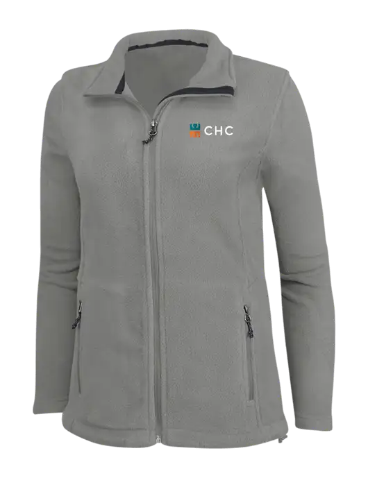 Womens Medium Grey Fleece Jacket w/CHC Logo